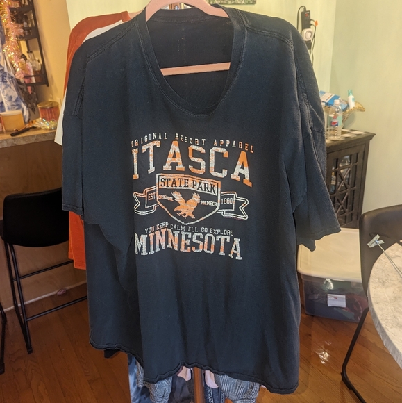 🤎Distressed Itasca tee - Picture 1 of 4